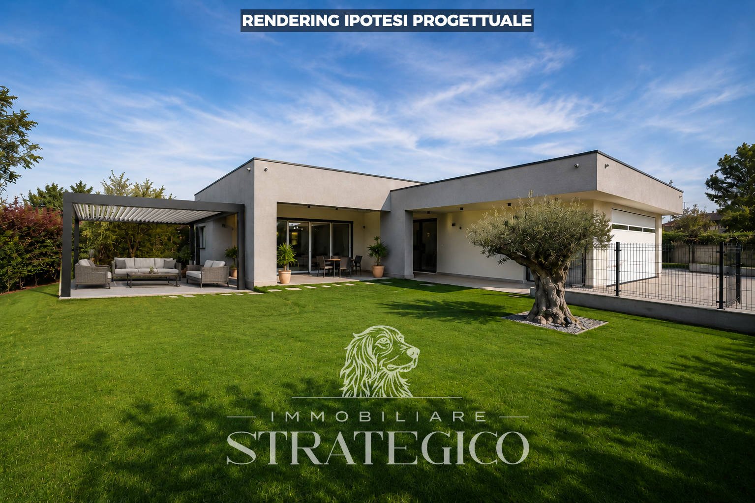 Appiano Gentile — Villa di nuova costruzione in classe A4 con giardino e box doppio