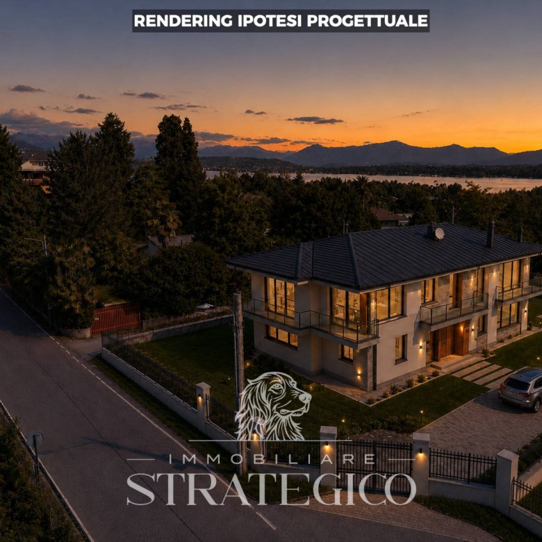 Dormelletto — Villa indipendente con giardino e vista lago