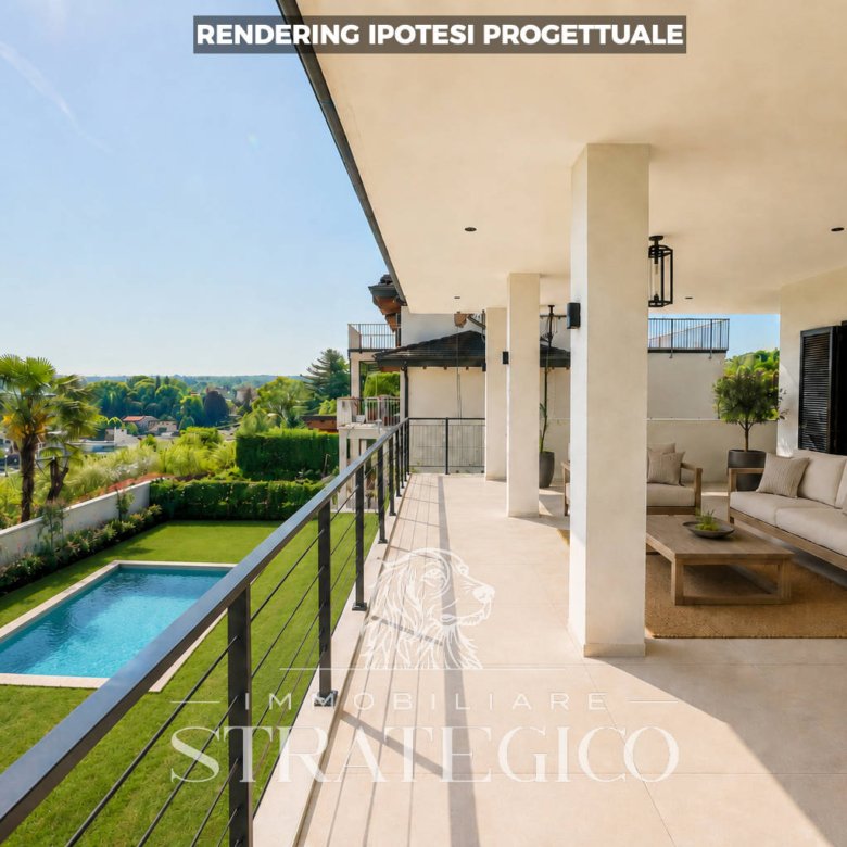 Dormelletto — Villa indipendente con giardino e vista lago