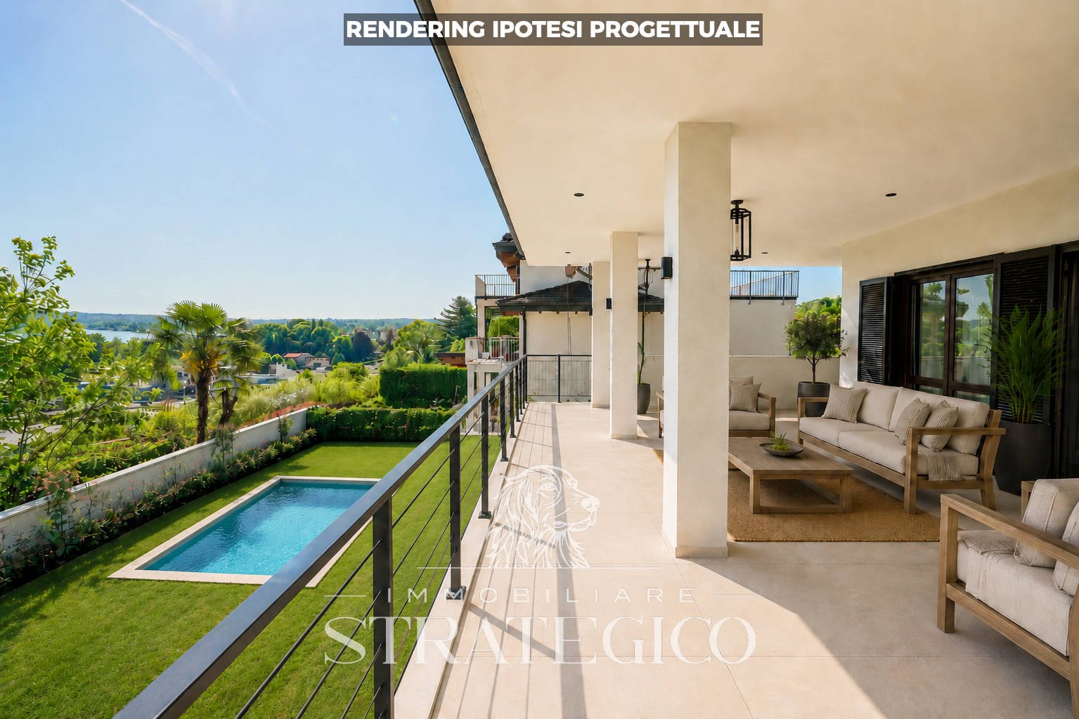 Dormelletto — Villa indipendente con giardino e vista lago