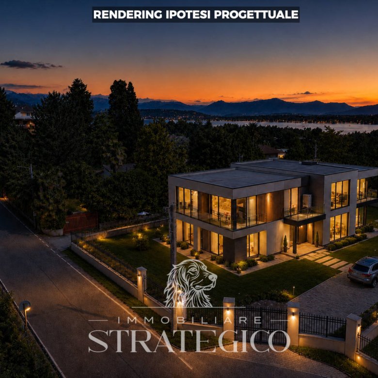 Dormelletto — Villa indipendente con giardino e vista lago