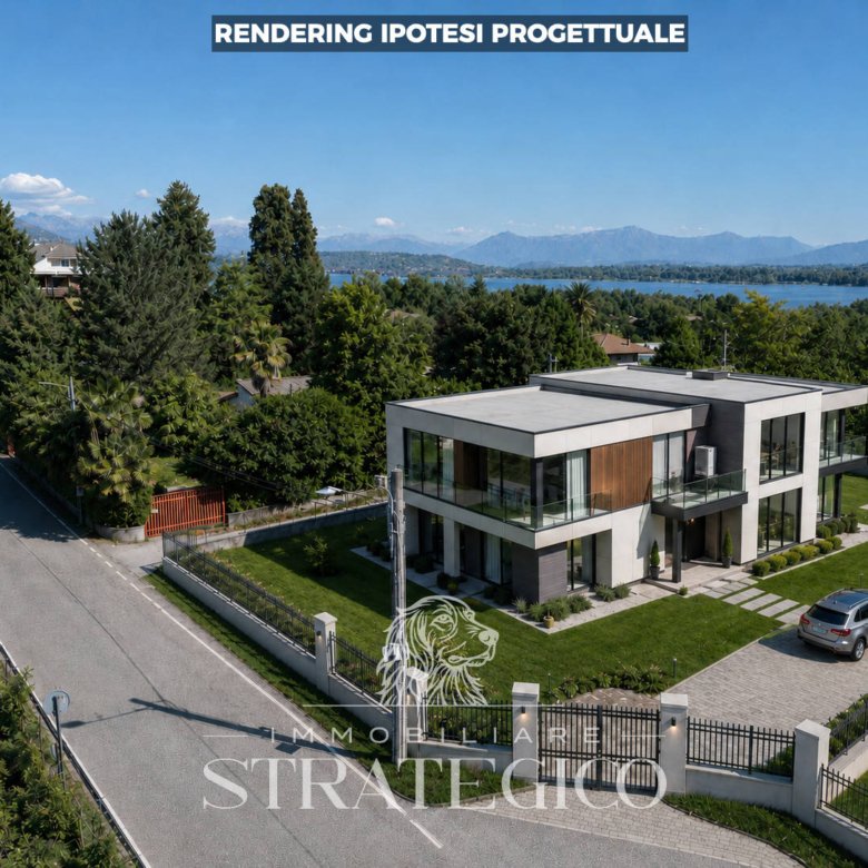 Dormelletto — Villa indipendente con giardino e vista lago