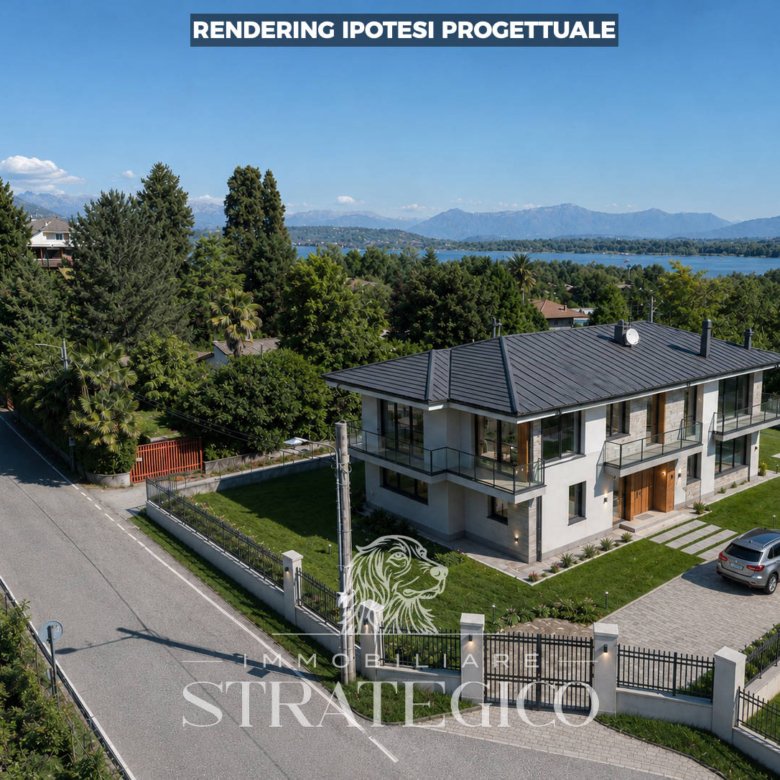 Dormelletto — Villa indipendente con giardino e vista lago