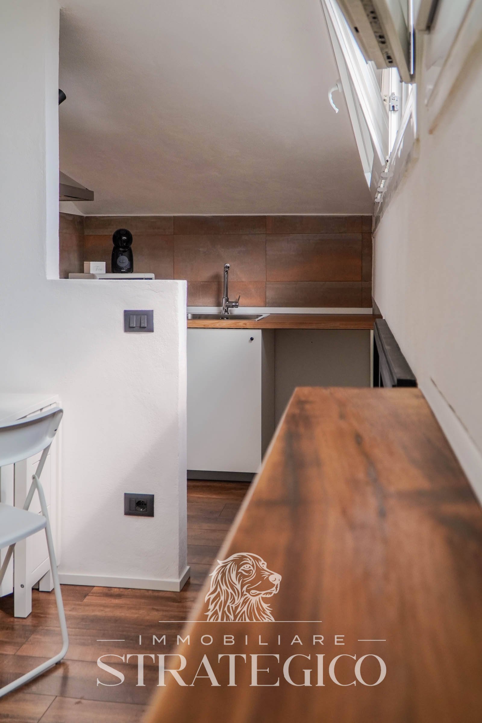 Pisano — Mansarda luminosa con terrazzo panoramico vista Lago Maggiore