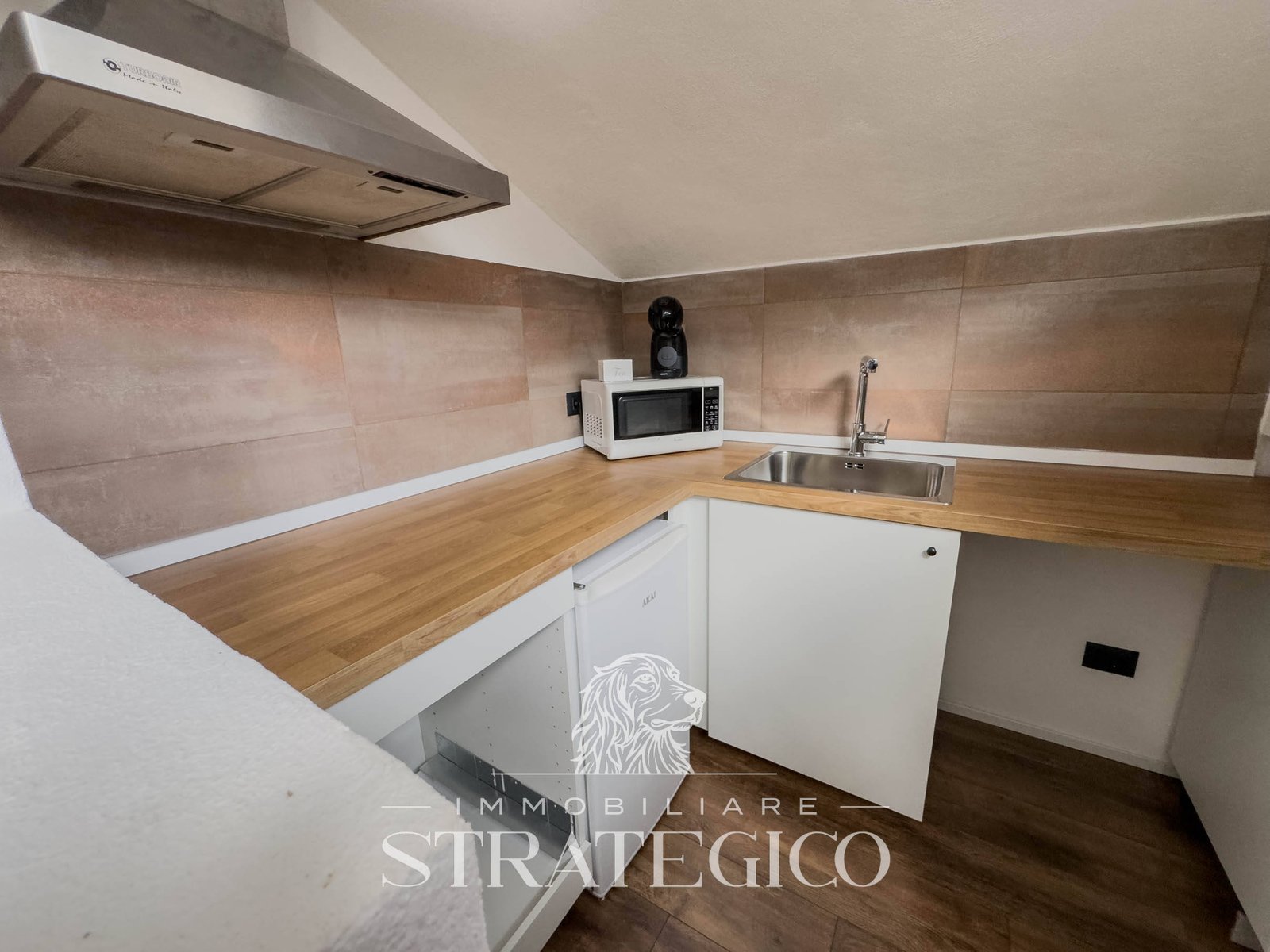 Pisano — Mansarda luminosa con terrazzo panoramico vista Lago Maggiore