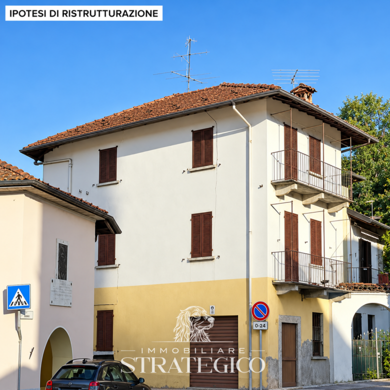Brovello-Carpugnino: bilocale da ristrutturare con balcone e box